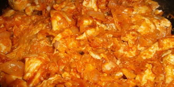 Рецепт гуляша из куриного филе