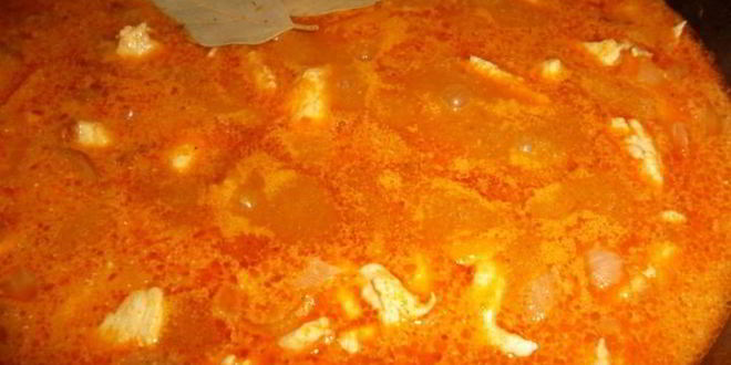Рецепт гуляша из куриного филе