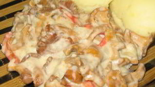 Рецепт Гуляша из лисичек