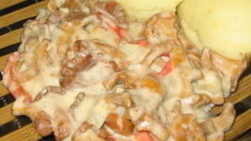 Рецепт Гуляша из лисичек