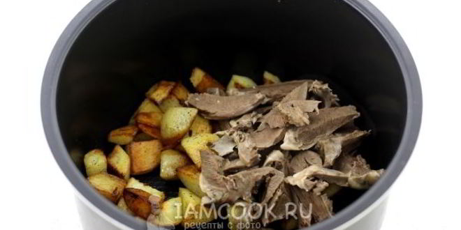 Рецепт гуляша из свиного сердца