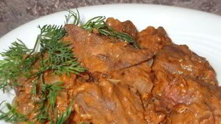 Рецепт Гуляша из свиной печени