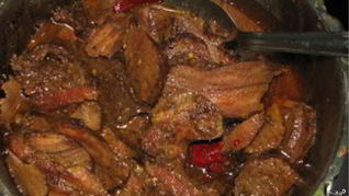 Рецепт Гуляша из языка