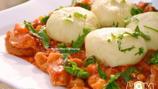 Рецепт Картофельных клецек с гуляшом из свинины