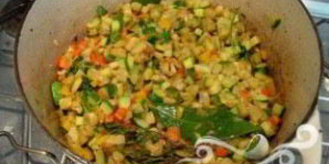 Рецепт овощного гуляша рататуй