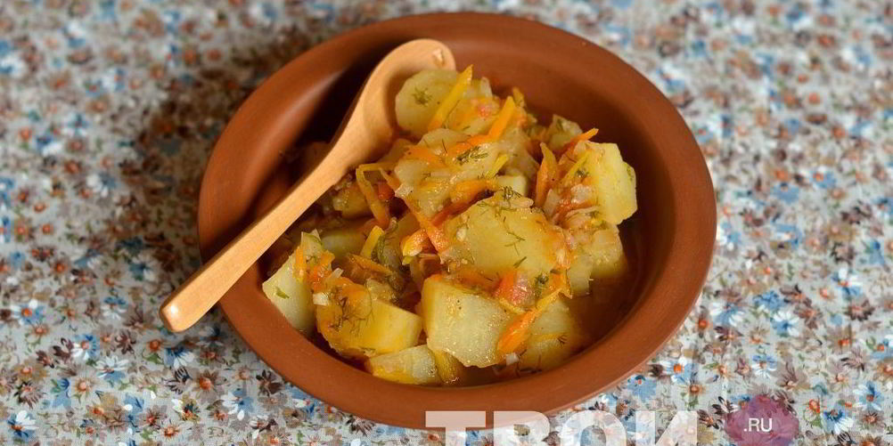 Как приготовить постный картофельный гуляш