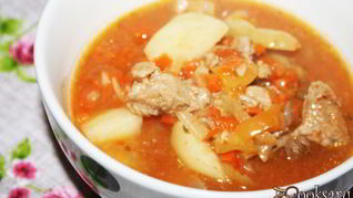 Рецепт Супа-гуляша с индейкой