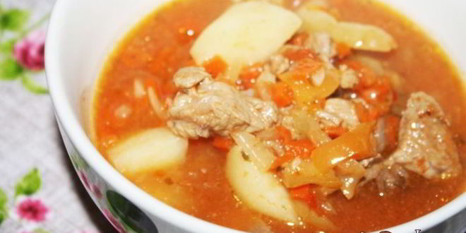 Рецепт супа-гуляша с индейкой