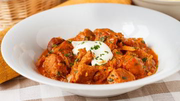 Рецепт Свинины, тушенной с капустой а la гуляш