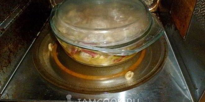 Рецепт свиного гуляша с китайской редькой