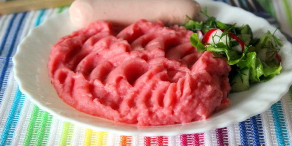 Как приготовить картофельно-свекольное пюре