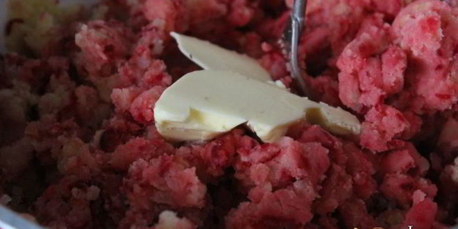 Рецепт картофельно-свекольного пюре