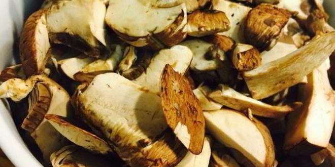 Рецепт картофельного пюре с грибами и зеленью