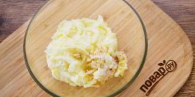 Рецепт картофельного пюре