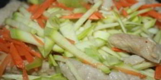 Рецепт китайской лапши со свининой