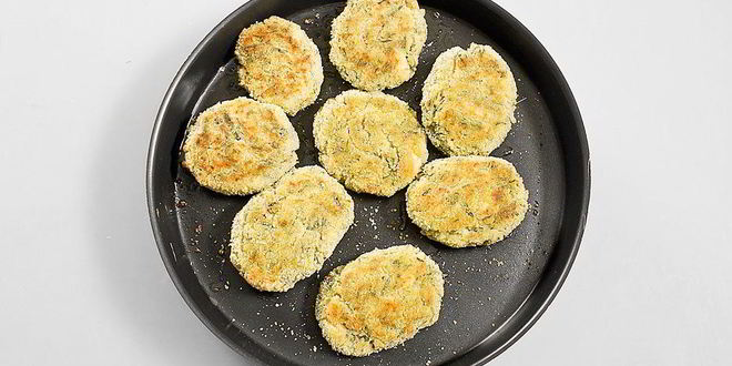 Рецепт английских котлет с лососем, брокколи и картофельным пюре