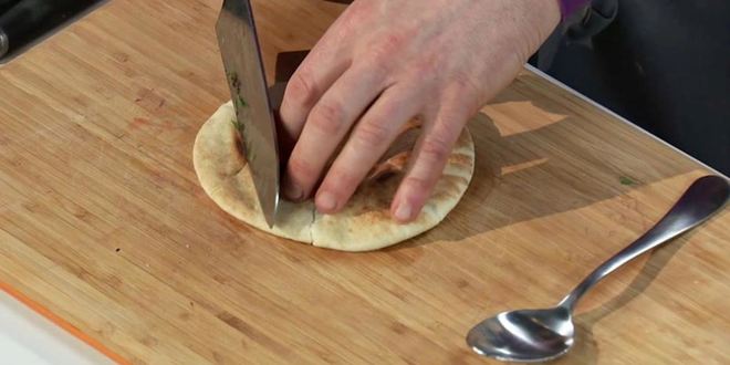 Рецепт фитнеса-фалафеля с питой и овощами