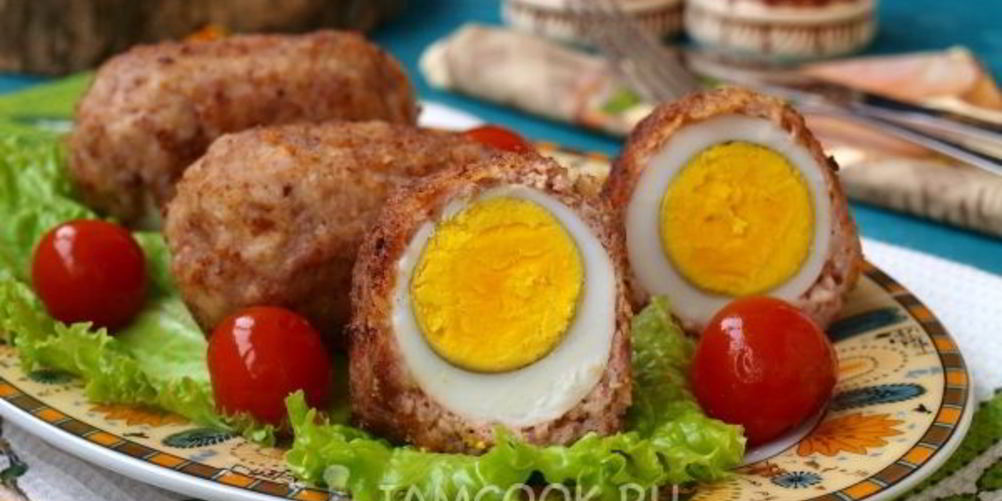 Как приготовить котлету с яйцом внутри