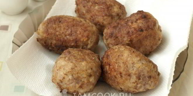 Рецепт котлеты с яйцом внутри