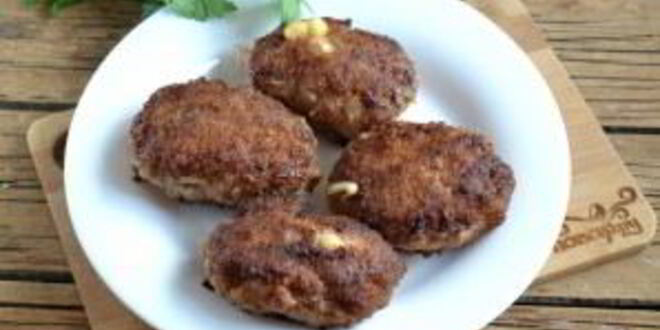 Рецепт котлет из фарша с начинкой