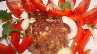 Рецепт Котлет из фасоли и цукини