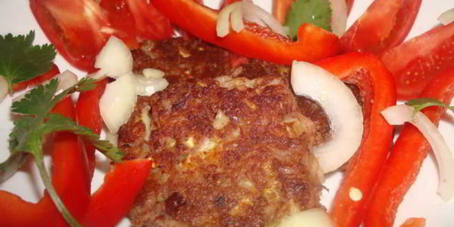 Рецепт котлет из фасоли и цукини