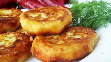 Рецепт Котлет из картофеля и сыра с грибами