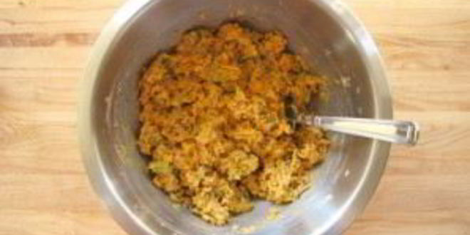 Рецепт котлет из лосося с луком