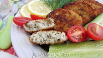 Рецепт Котлет из щуки в духовке
