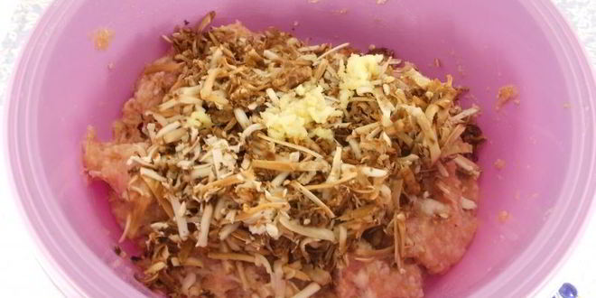 Рецепт котлет из смешанного фарша с грибами