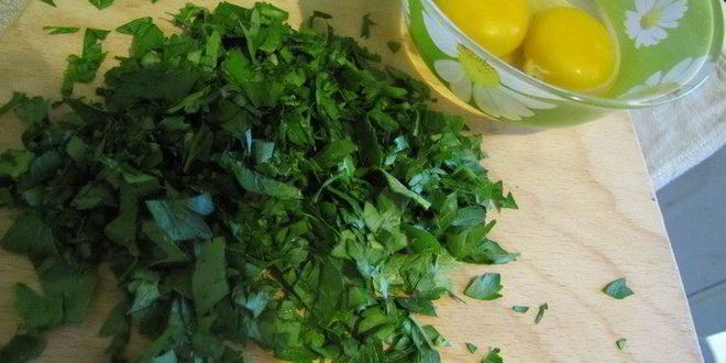 Рецепт котлет с зеленью