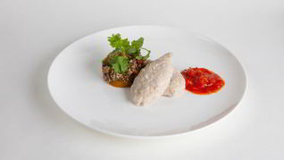 Рецепт Куриных котлет на пару с красным рисом