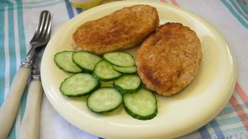 Рецепт Куриных котлет с батоном