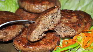 Рецепт Печеночно-картофельных котлеты