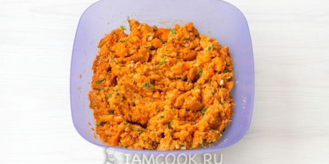 Рецепт постных морковных котлет в панировочных сухарях