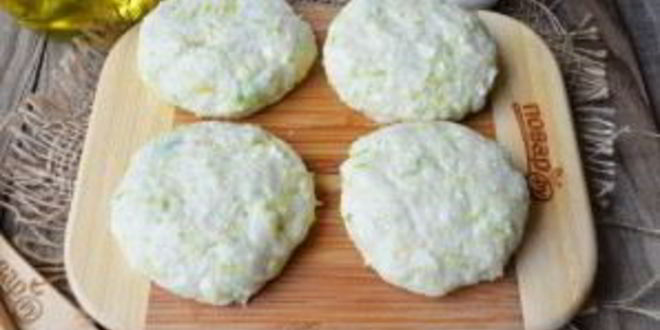 Рецепт рыбных котлет с творогом и кабачками