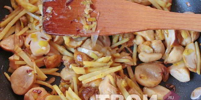 Рецепт стожков с грибами