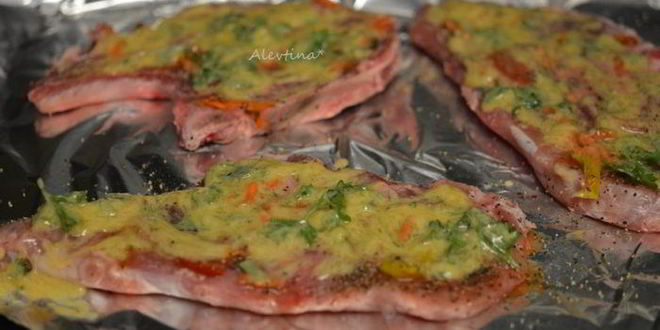 Рецепт свиных котлет с горчичным пряным маслом