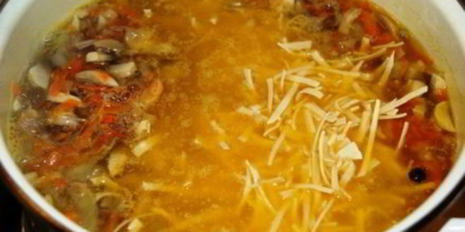 Рецепт лапши домашней