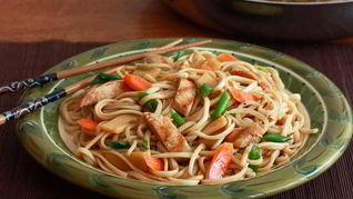 Рецепт Лапши с соусом терияки