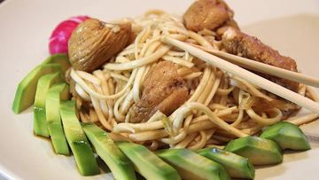 Рецепт Лапши удон с индейкой