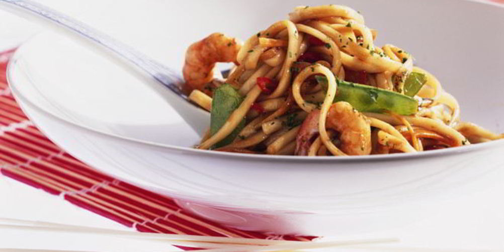 Как приготовить лапшу удон с соусом терияки