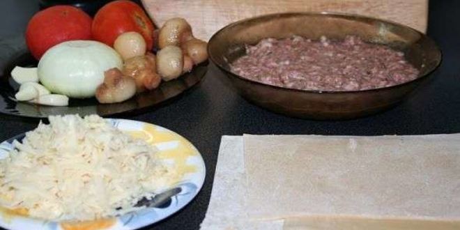 Рецепт домашней лазанья