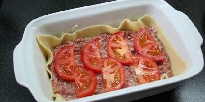 Рецепт домашней лазанья