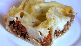 Рецепт Лазаний из лумакони с мясным соусом по-мексикански
