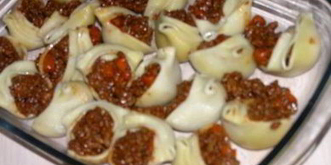 Рецепт лазаний из лумакони с мясным соусом по-мексикански