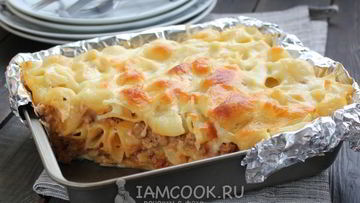 Рецепт Лазаний из макарон