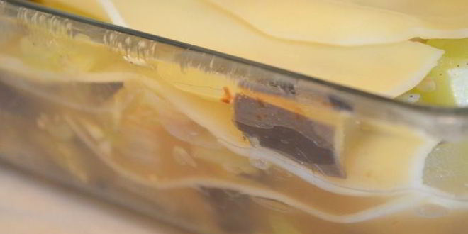 Рецепт лазаний-рататуя