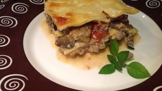 Рецепт Лазаний с баклажанами и индейкой