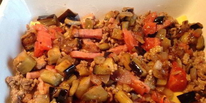 Рецепт лазаний с баклажанами и индейкой